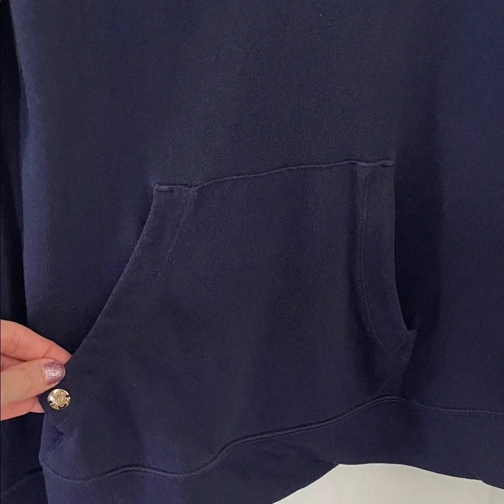 Lilly Pulitzer Cozy and Casual Navy Sweatshirt - Picture 5 of 10